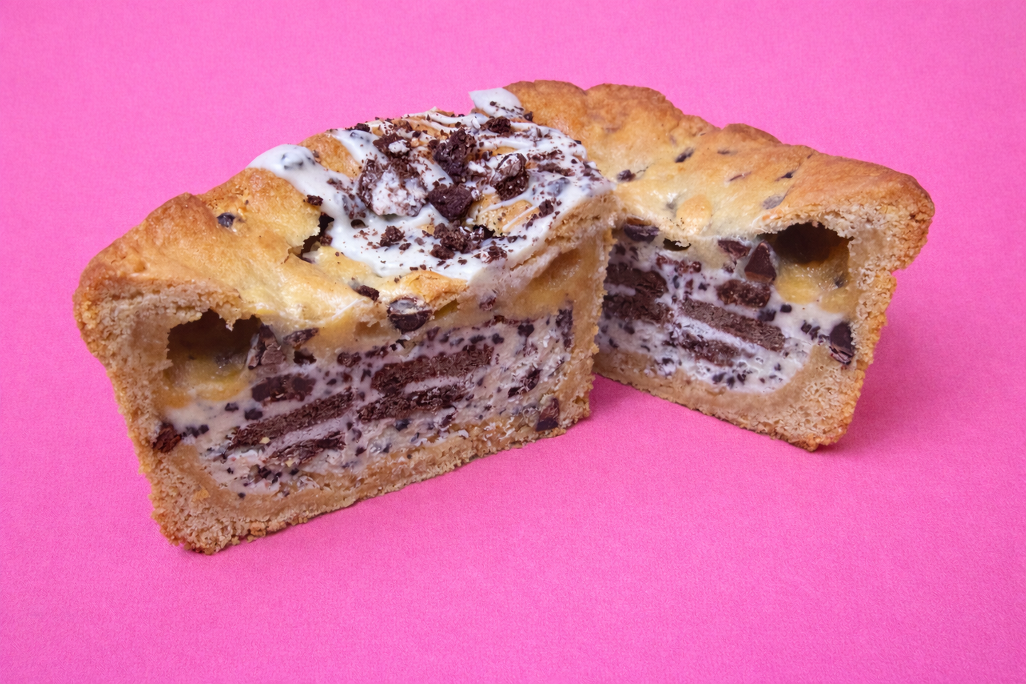 Cookies & Cream Heart Cookie Pie ❤️🍪