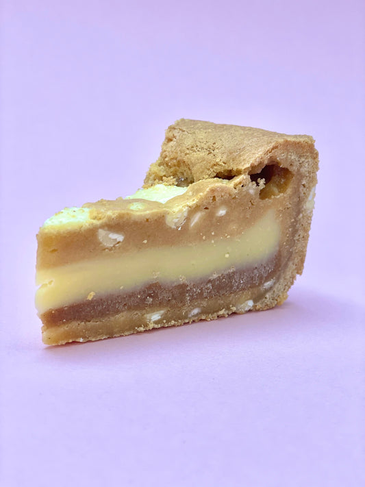 Gluten and dairy free Biscoff and white chocolate cookie pie image 0