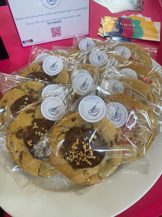 Gluten and Dairy Free Salted Caramel Filled Cookie image 1