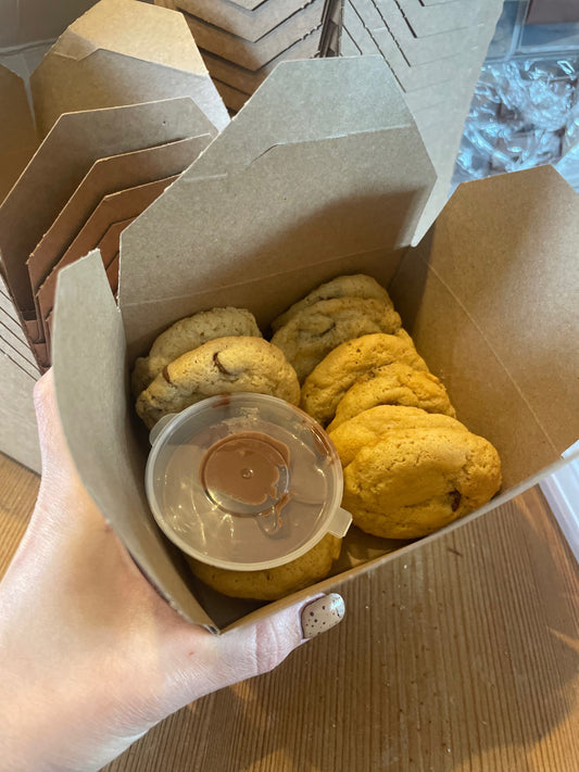 Gluten and Dairy Free Mini Cookies and Dip image 0