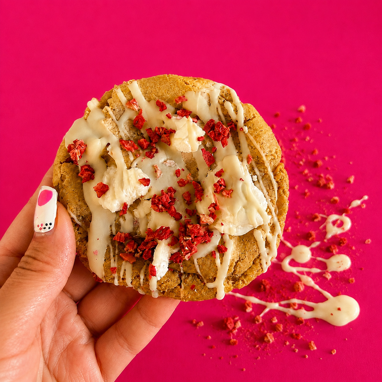 Eton Mess Cookie 🍓🤍