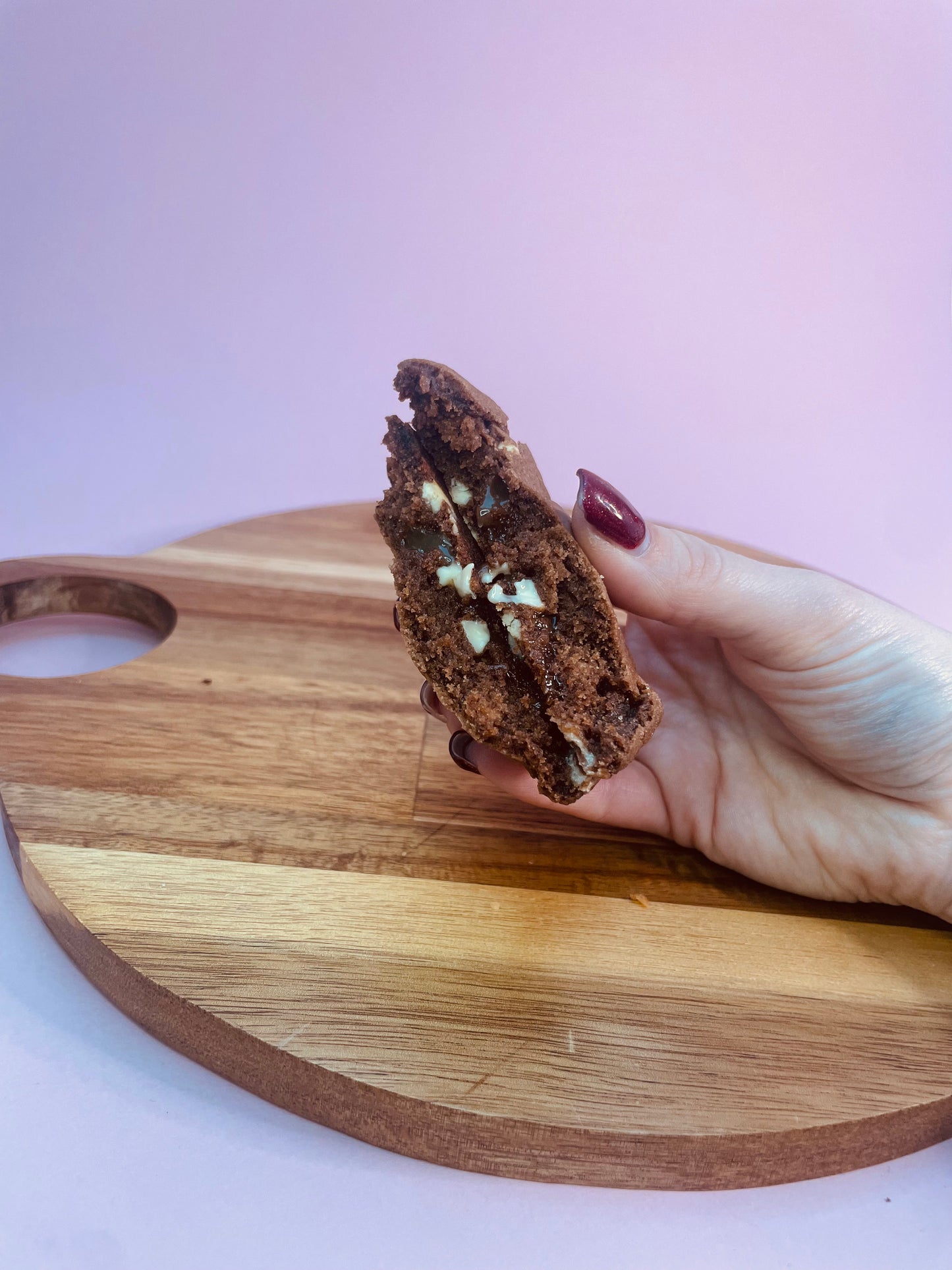 Gluten Free Triple Chocolate Filled Cookie image 2