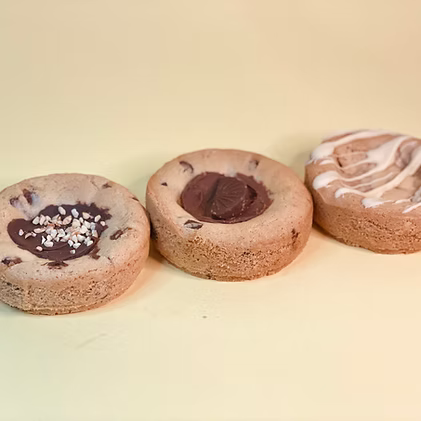 Gluten and Dairy Free White Chocolate Biscoff Deep Dish Cookie