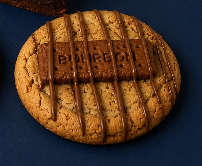 Perfectly Imperfect Bourbon Biscuit Cookie