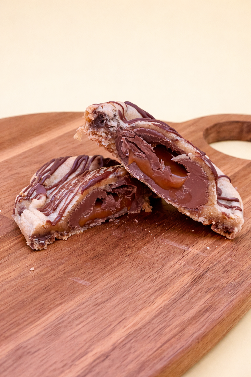 Caramel Egg Stuffed Cookie (Gluten Free)