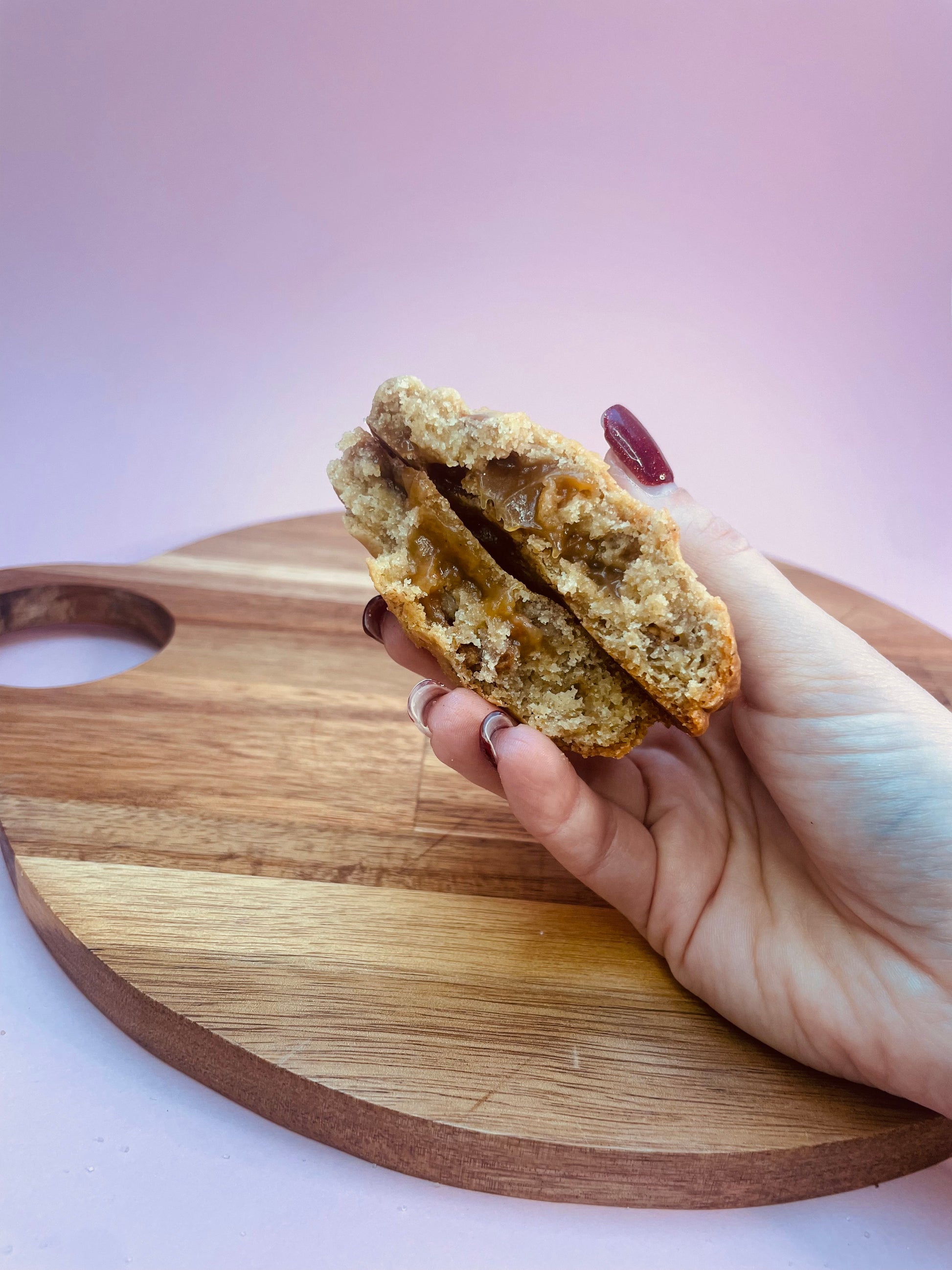 Gluten free and vegan banoffee cookie image 2