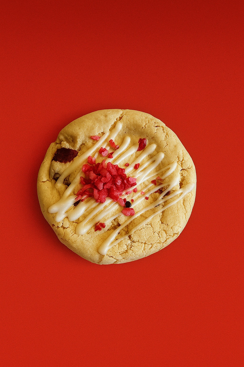 White Chocolate & Cranberry Cookie 🎄✨