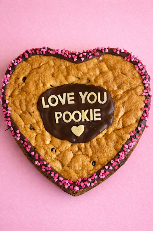 Personalised Giant Heart Cookie – Say It With Chocolate ❤️