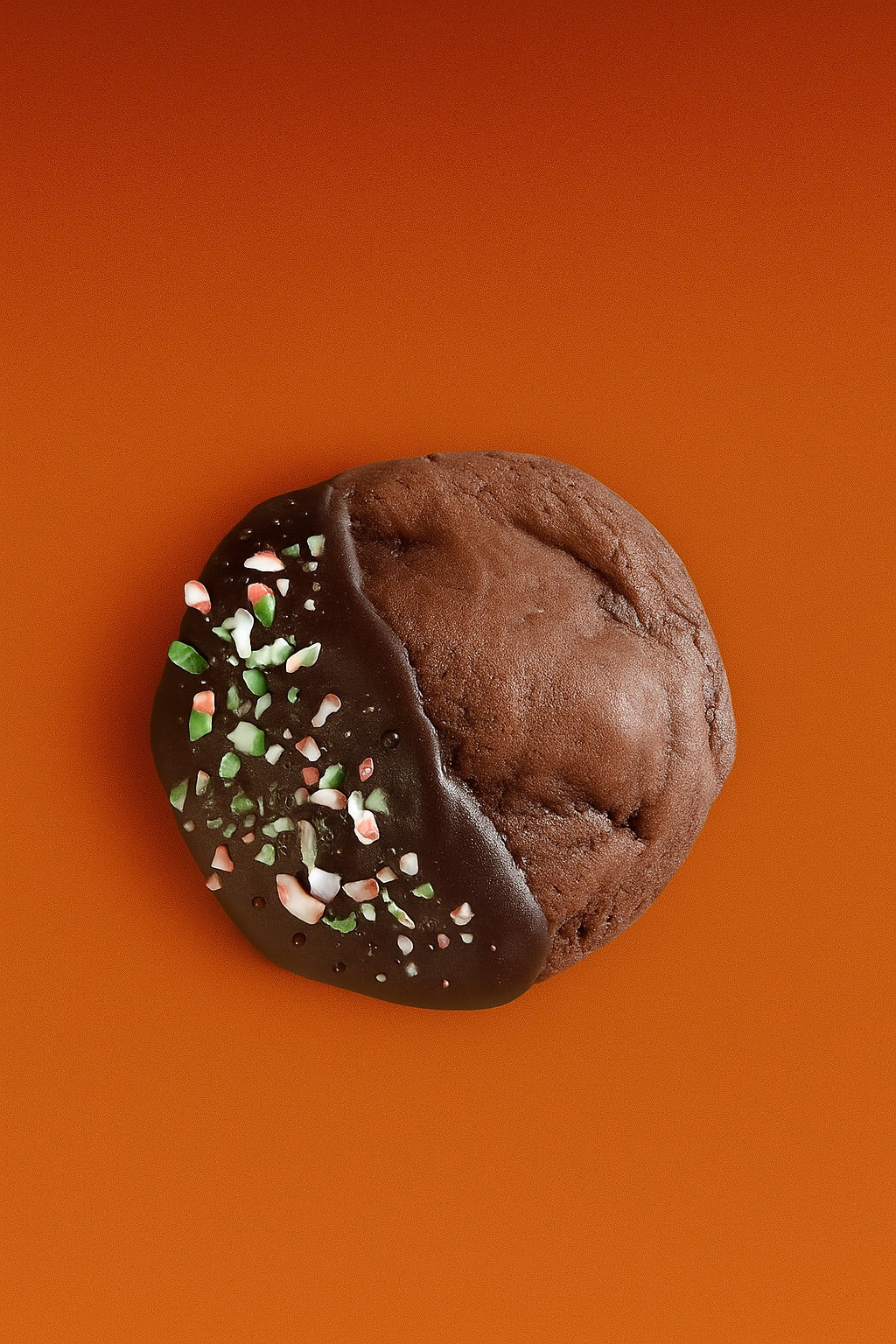 Peppermint Candy Cane Cookie ❄️🍫