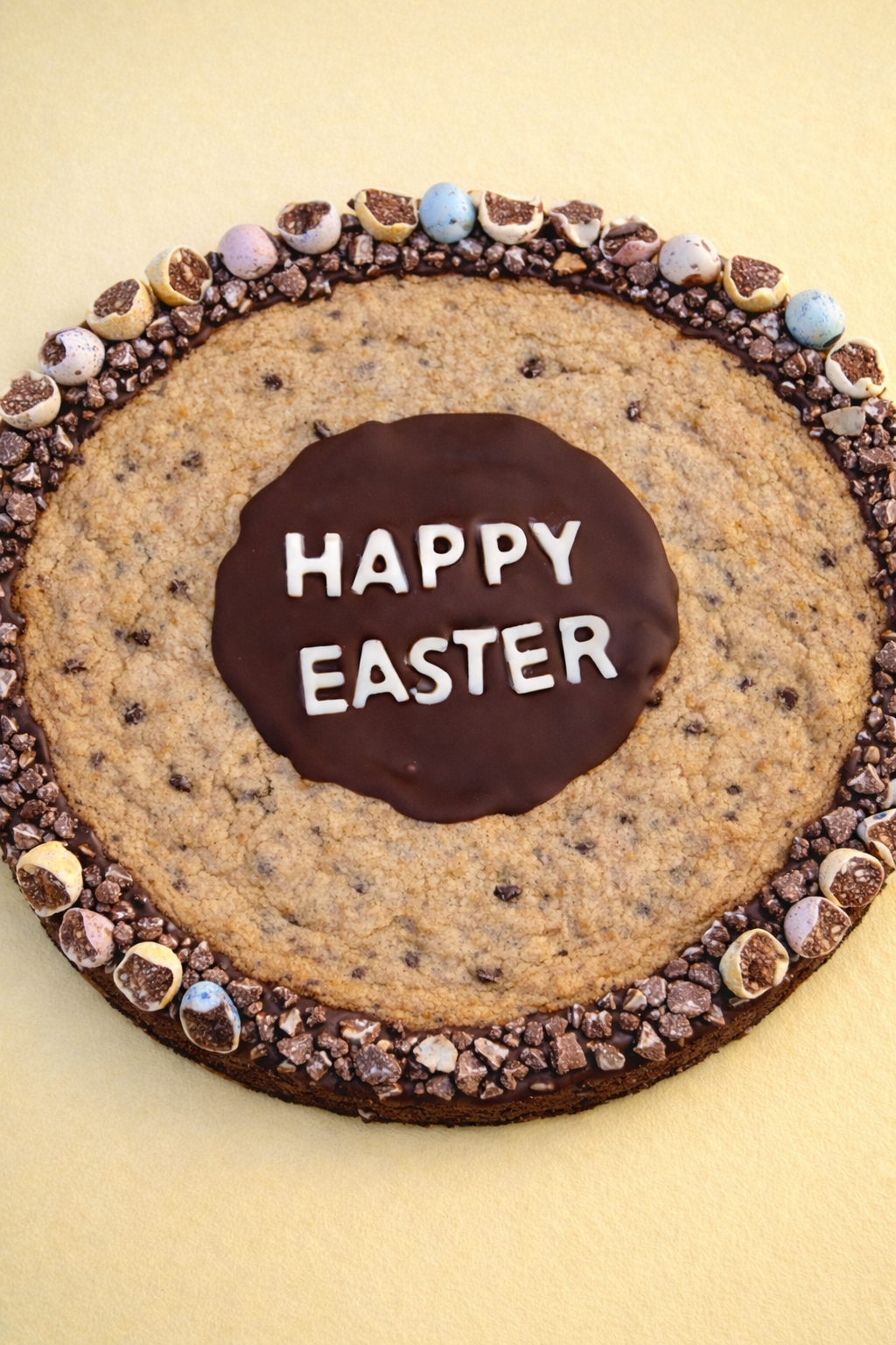 Giant Personalised Mini Egg Cookie (Gluten Free | Dairy Free Option Available)